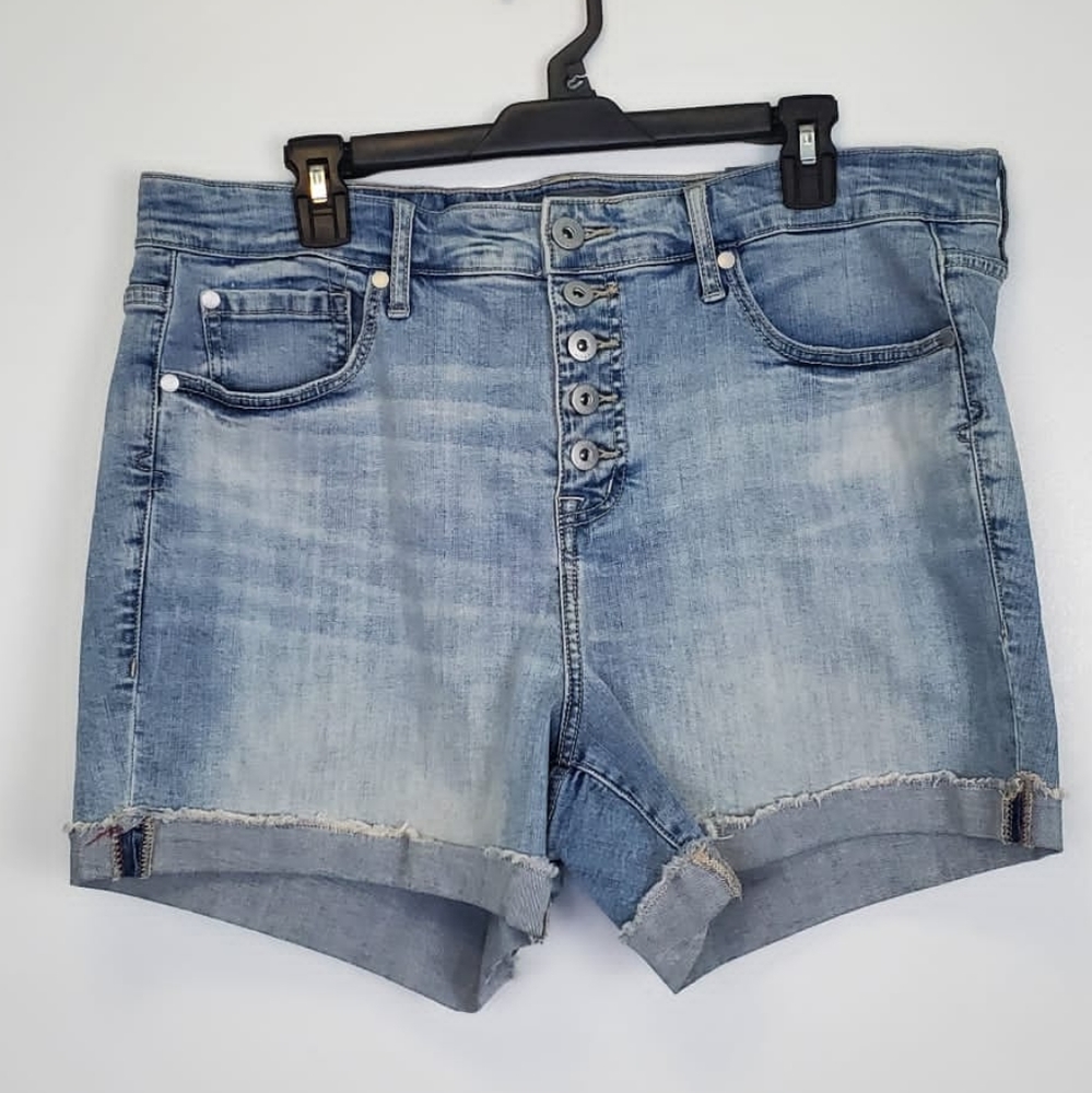 5 INCH VINTAGE STRETCH HIGH-RISE SHORT SIZE 16 WOMEN'S - Picture 3 of 15